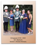 Knigspaar 2018 - 2022  Ulli I (Bartsch) Sandra I (Klotzek-Wichert)